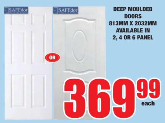 DEEP MOULDED DOORS