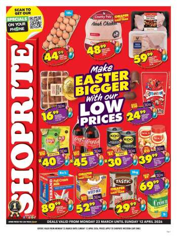 Shoprite catalogue  - 23/03/2026 - 12/04/2026.