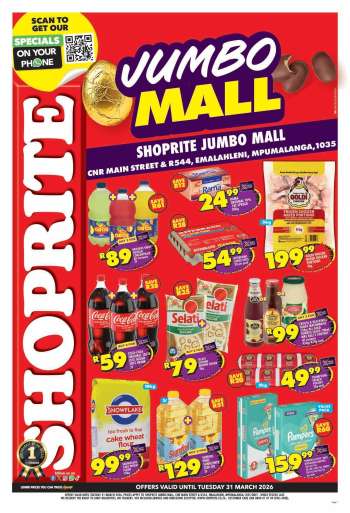 Shoprite catalogue  - 19/03/2026 - 31/03/2026.