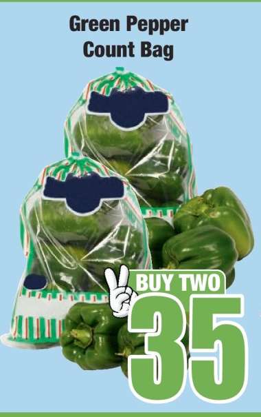 Green Pepper Count Bag