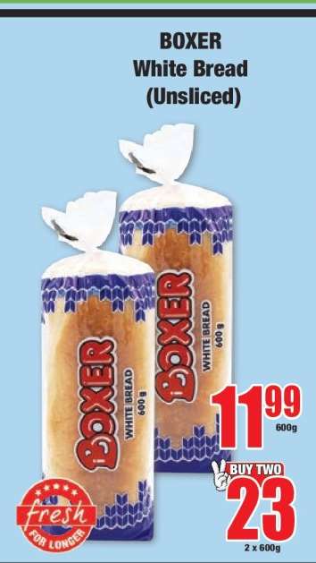 BOXER White Bread (Unsliced)
