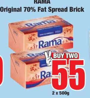 Rama Original 70% Fat Spread Brick