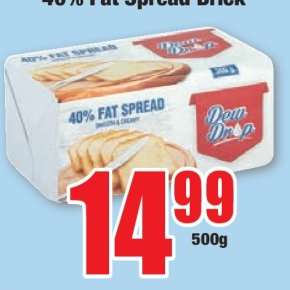 40% Fat Spread Brick