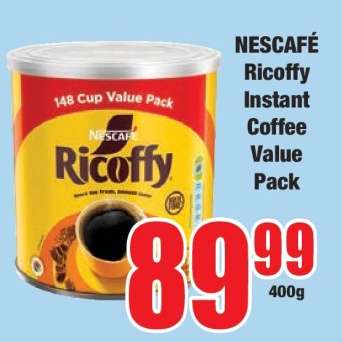 NESCAFÉ Ricoffy Instant Coffee Value Pack