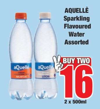 AQUELLÈ Sparkling Flavoured Water Assorted