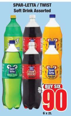 SPAR-LETTA / TWIST Soft Drink Assorted