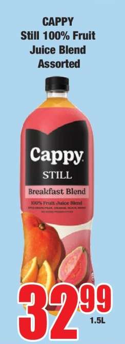 CAPPY Still 100% Fruit Juice Blend Assorted