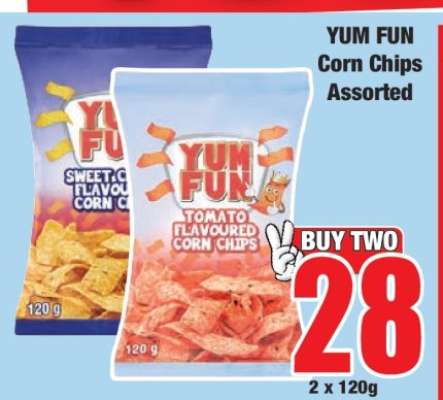 YUM FUN Corn Chips Assorted