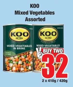 KOO Mixed Vegetables Assorted