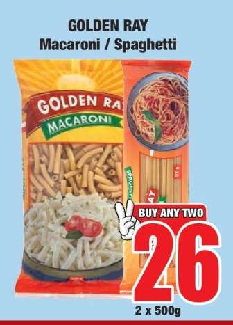 GOLDEN RAY Macaroni / Spaghetti