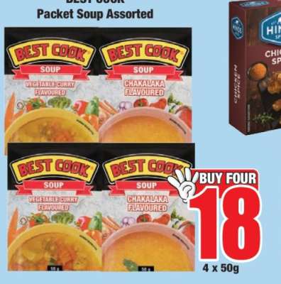BEST COOK Packet Soup Assorted