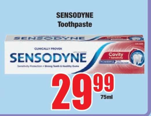 SENSODYNE TOOTHPASTE