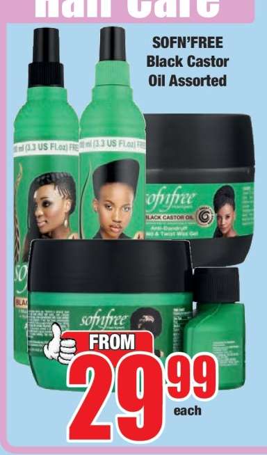 SOFN’FREE Black Castor Oil Assorted