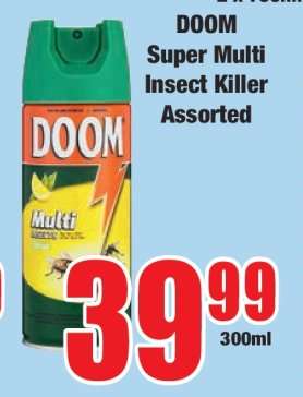DOOM Super Multi Insect Killer Assorted