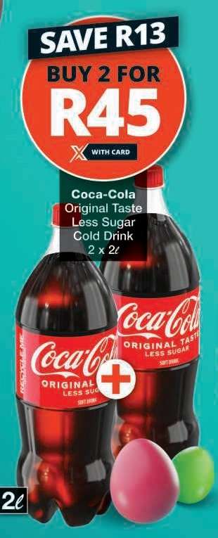 Coca-Cola Original Taste Less Sugar Cold Drink