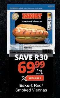 ESKORT RED/SMOKED VIENNAS