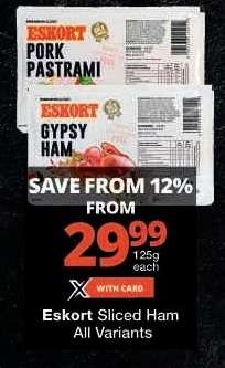 Eskort Sliced Ham All Variants