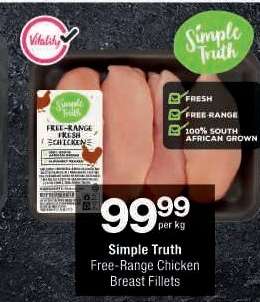 Simple Truth Free-Range Chicken Breast Fillets