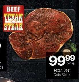 Texan Beef Cuts Steak