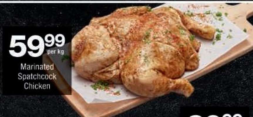MARINATED SPATCHCOCK CHICKEN