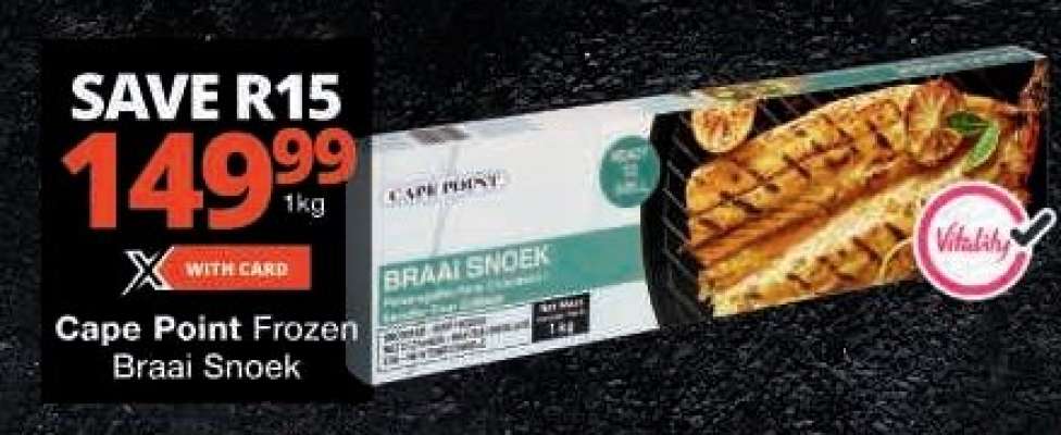 Cape Point Frozen Braai Snoek