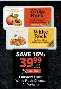 Fairview Blue/White Rock Cheese All Variants