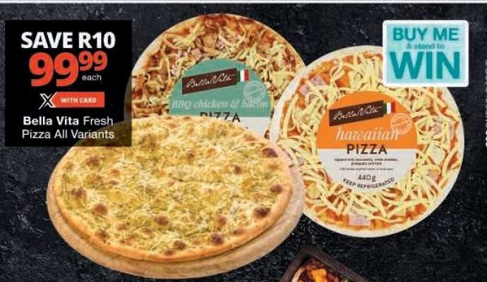 Bella Vita Fresh Pizza All Variants
