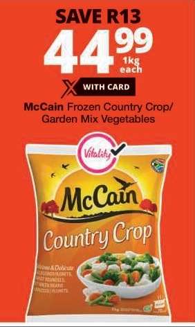 McCain Frozen Country Crop/Garden Mix Vegetables