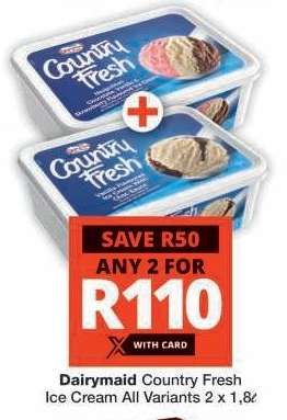 Dairymaid Country Fresh Ice Cream