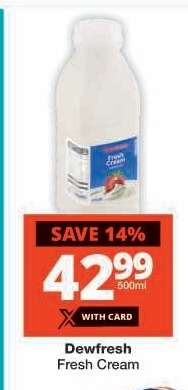 Dewfresh Fresh Cream