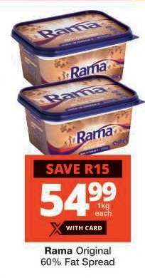 Rama Original 60% Fat Spread