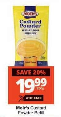 Moir's Custard Powder Refill