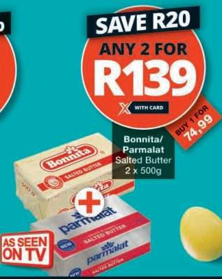 Bonnita/Parmalat Salted Butter
