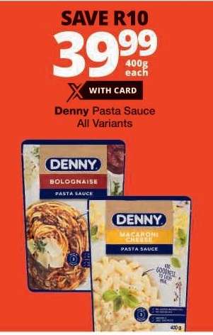 Denny Pasta Sauce