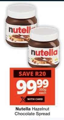 Nutella Hazelnut Chocolate Spread