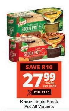 Knorr Liquid Stock Pot All Variants