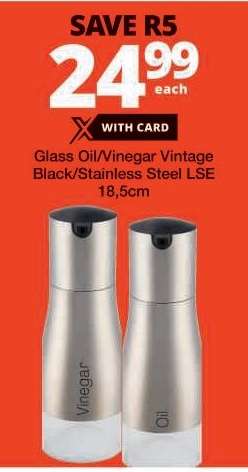Glass Oil/Vinegar Vintage