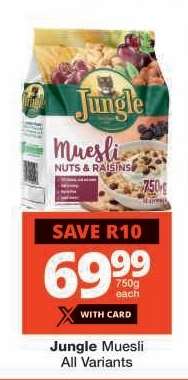 Jungle Muesli All Variants