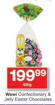 Wawi Confectionary & Jelly Easter Chocolates