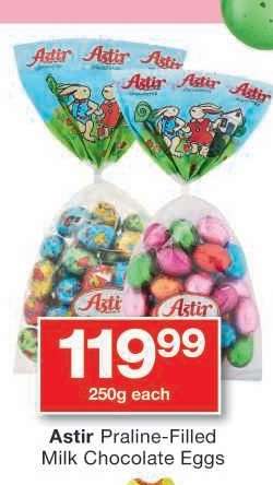 Astir Praline-Filled Milk Chocolate Eggs