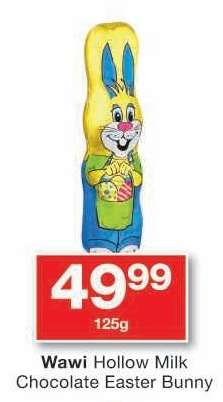 Wawi Hollow Milk Chocolate Easter Bunny