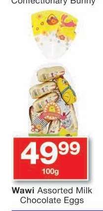 Wawi Assorted Milk Chocolate Eggs