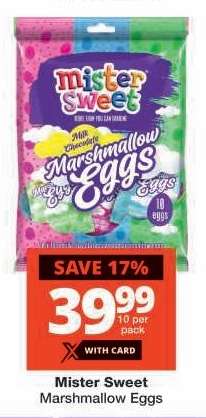 Mister Sweet Marshmallow Eggs