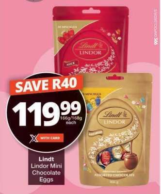 Lindt Lindor Mini Chocolate Eggs