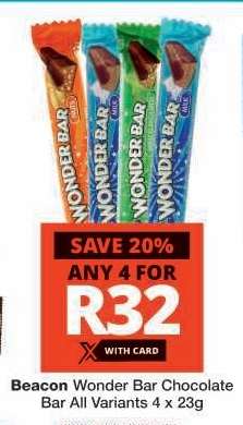 Beacon Wonder Bar Chocolate Bar