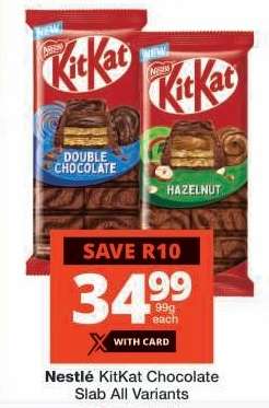Nestlé KitKat Chocolate Slab All Variants