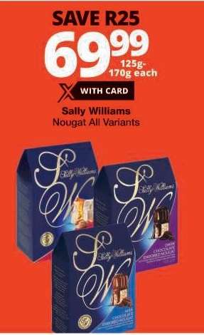 Sally Williams Nougat All Variants