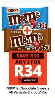 M&M’s Chocolate Sweets