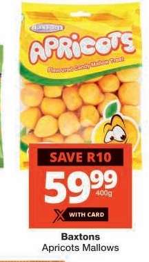 BAXTONS APRICOTS MALLOWS