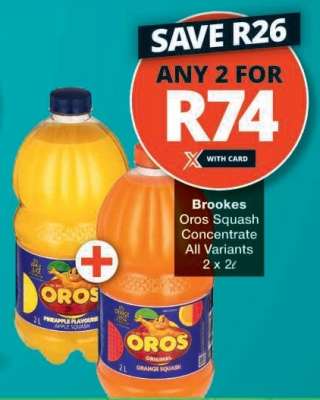 Brookes Oros Squash Concentrate